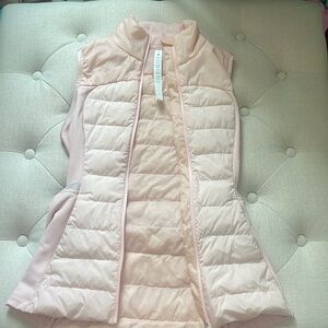 Lululemon down for it all vest size 4